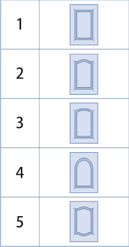 Qualiform door shapes