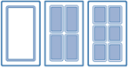 Qualiform glass frames